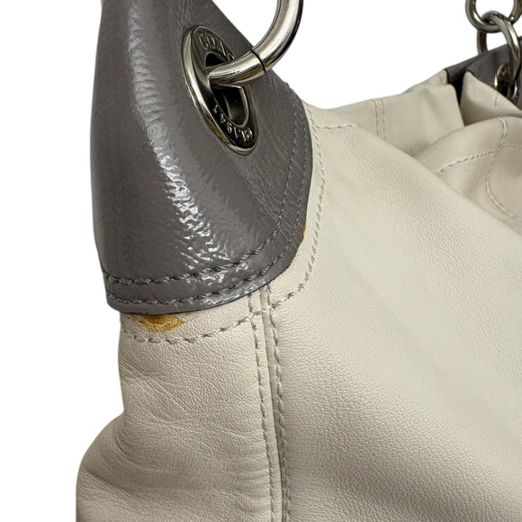 Coach Cream and Gray Shoulder Bag - Picture 7 of 9